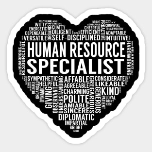 Human Resource Specialist Heart Sticker